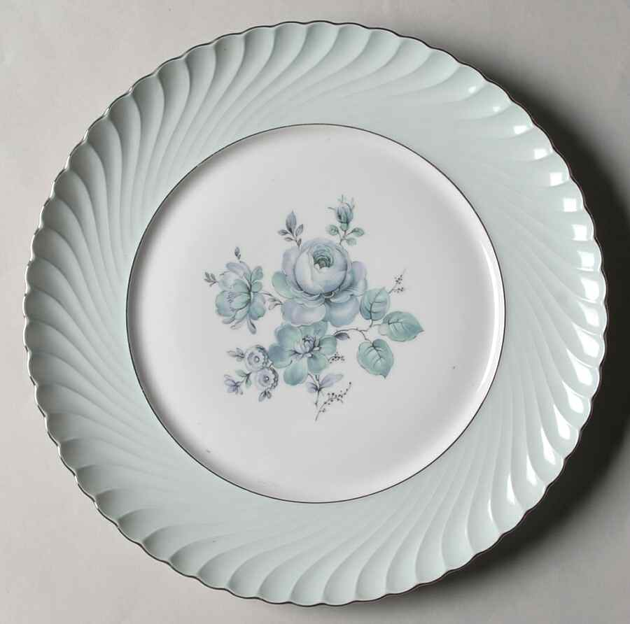 Dawn Rose Dinner Plate by Royal Tettau-1