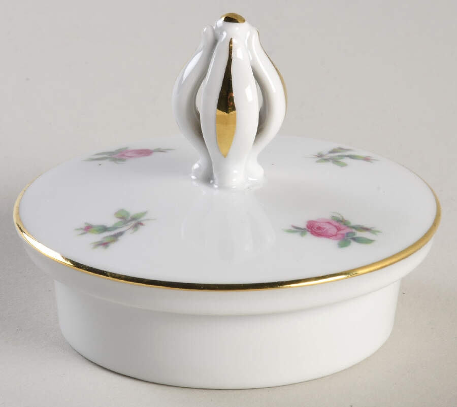 Dresden Flowers (Gold Trim) Lid for Coffee Pot by Royal Tettau-1