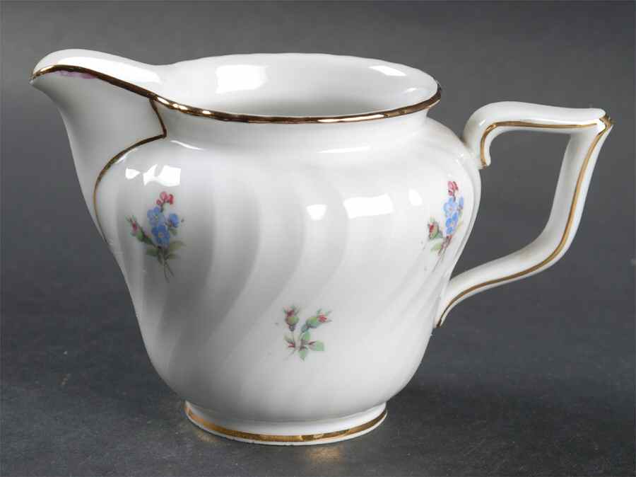 Dresden Flowers (Gold Trim) Creamer by Royal Tettau-1