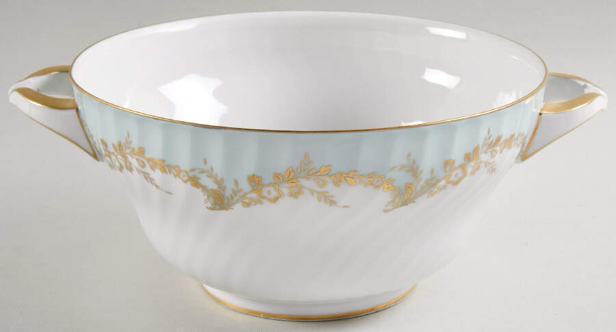 Duchess Blue Green Tureen No Lid by Royal Tettau-1
