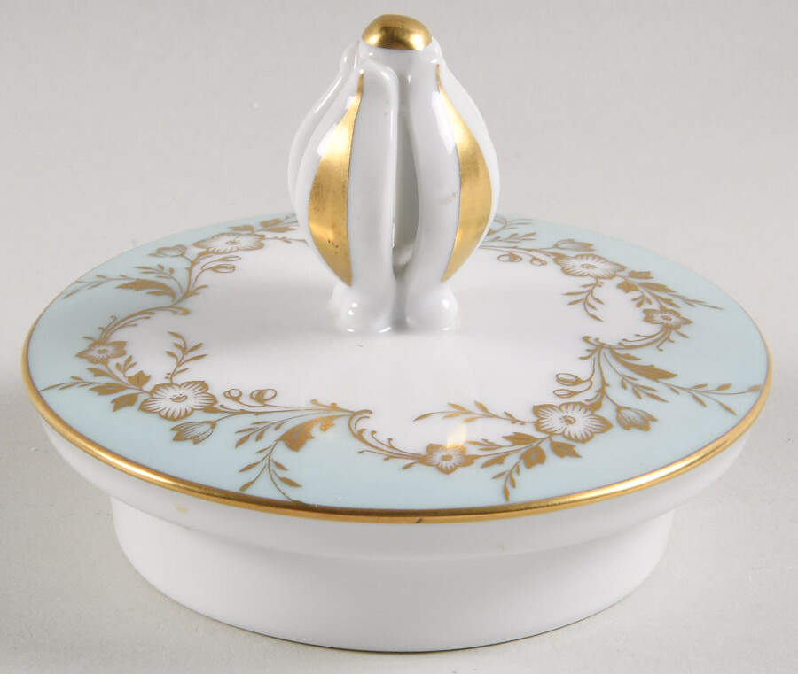 Duchess Blue Green Lid for Teapot by Royal Tettau-1