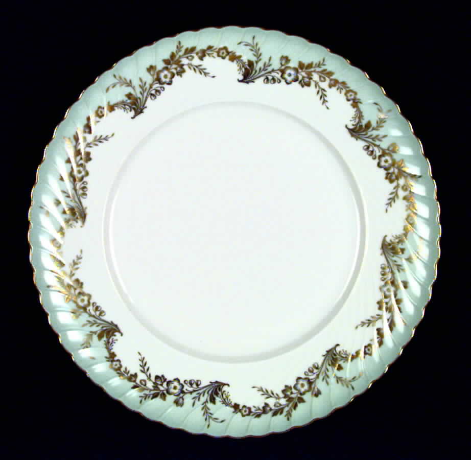 Duchess Blue Green Dinner Plate by Royal Tettau-1