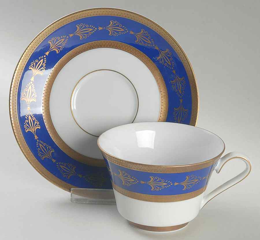Dynasty-Dynasti Flat Cup & Saucer Set by Royal Tettau-1