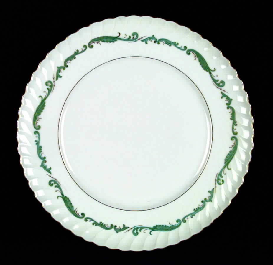Essex Blue Green Dinner Plate by Royal Tettau-1