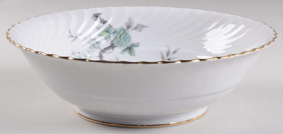 Flower Song 9" Round Vegetable Bowl by Royal Tettau-1