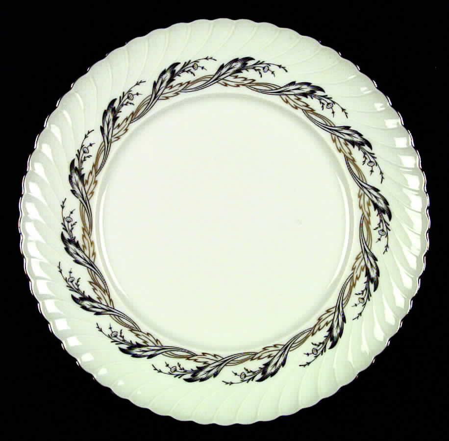 Golden Silver Dinner Plate by Royal Tettau-1