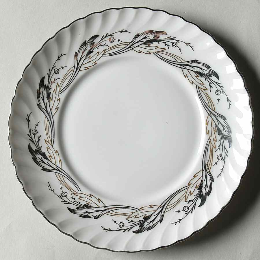 Golden Silver Bread & Butter Plate by Royal Tettau-1