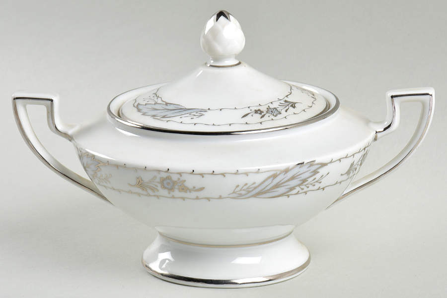 Heritage Sugar Bowl & Lid by Royal Tettau-1