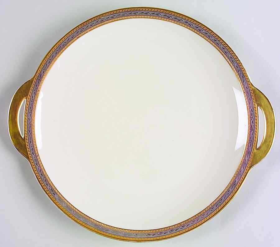 Kingsmere Handled Cake Plate by Royal Tettau-1
