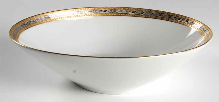 Kingsmere 9" Oval Vegetable Bowl by Royal Tettau-1