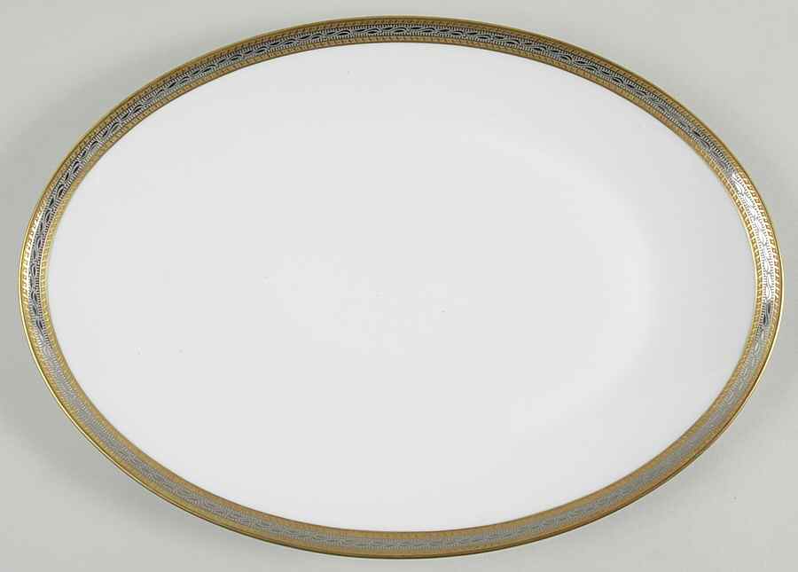 Kingsmere 13" Oval Serving Platter by Royal Tettau-1