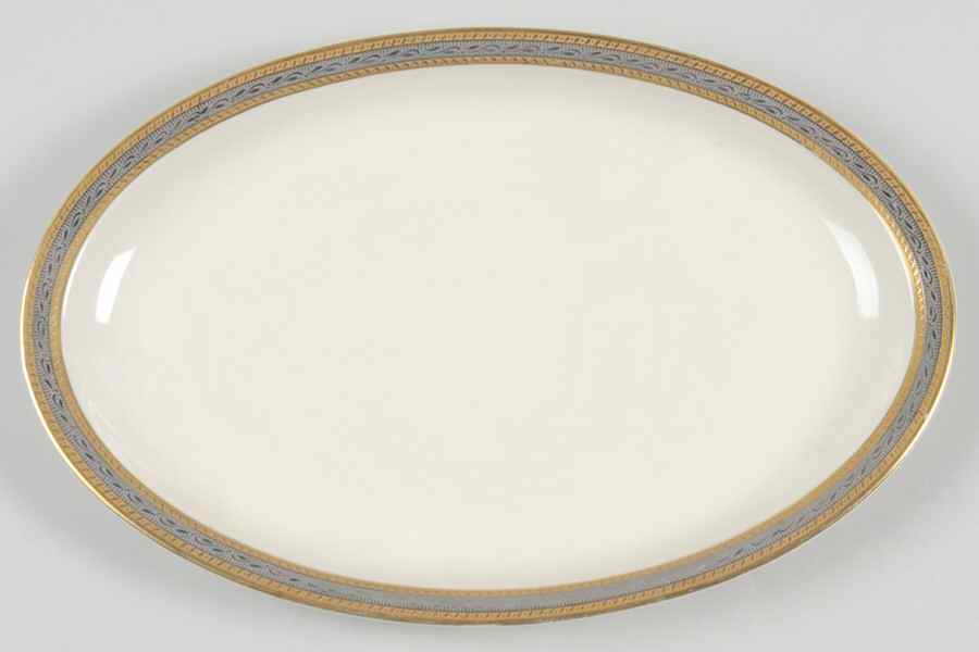 Kingsmere 12" Oval Serving Platter by Royal Tettau-1
