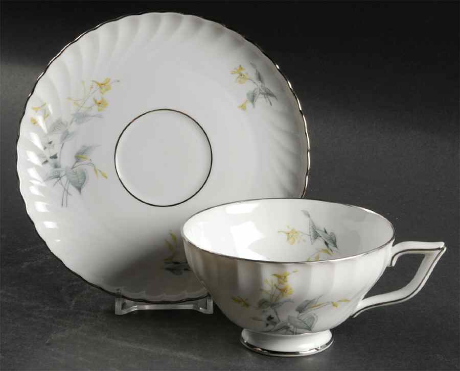 Laguna Footed Cup & Saucer Set by Royal Tettau-1