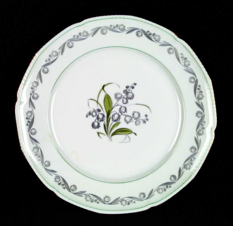 Lily of The Valley Dinner Plate by Royal Tettau-1