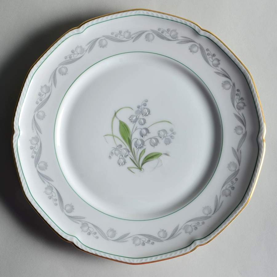Lily of The Valley Luncheon Plate by Royal Tettau-1