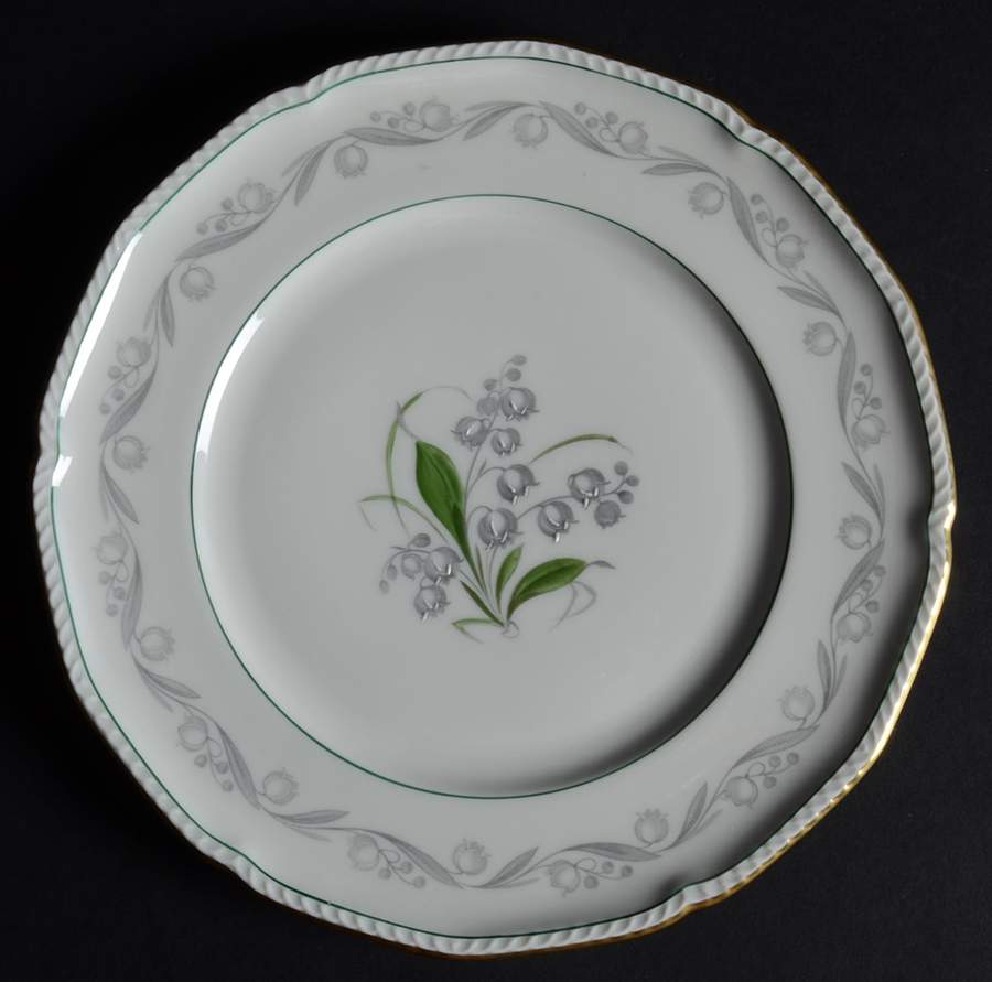 Lily of The Valley Salad Plate by Royal Tettau-1
