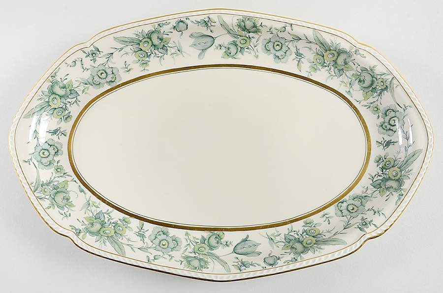 Mannheim 14" Oval Serving Platter by Royal Tettau-1
