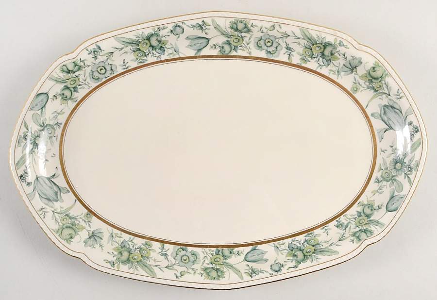 Mannheim 15" Oval Serving Platter by Royal Tettau-1