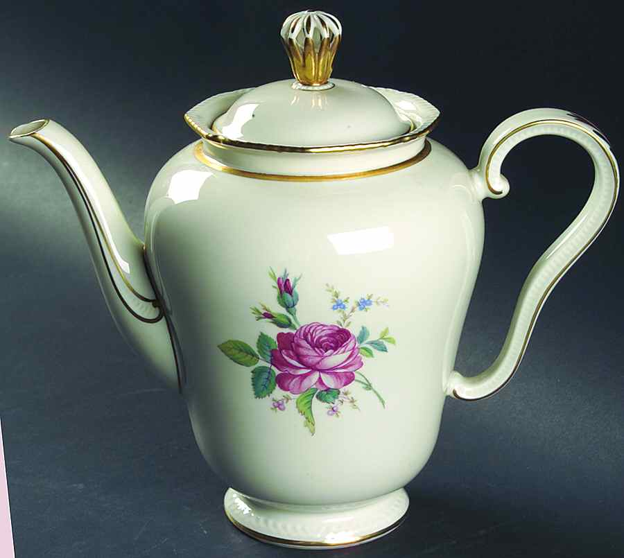 Martha Washington Coffee Pot & Lid by Royal Tettau-1