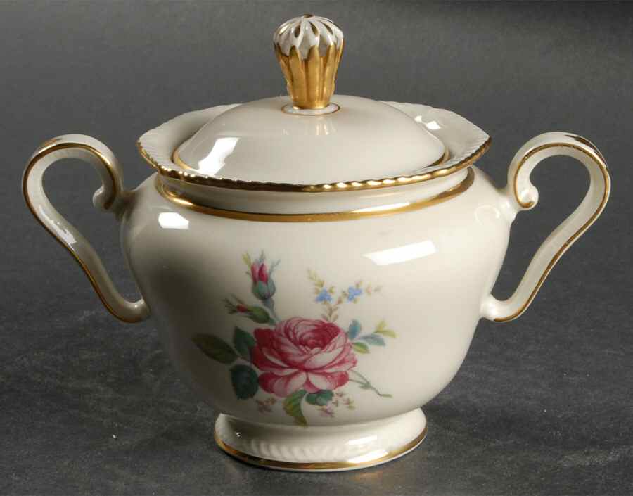 Martha Washington Sugar Bowl & Lid by Royal Tettau-1