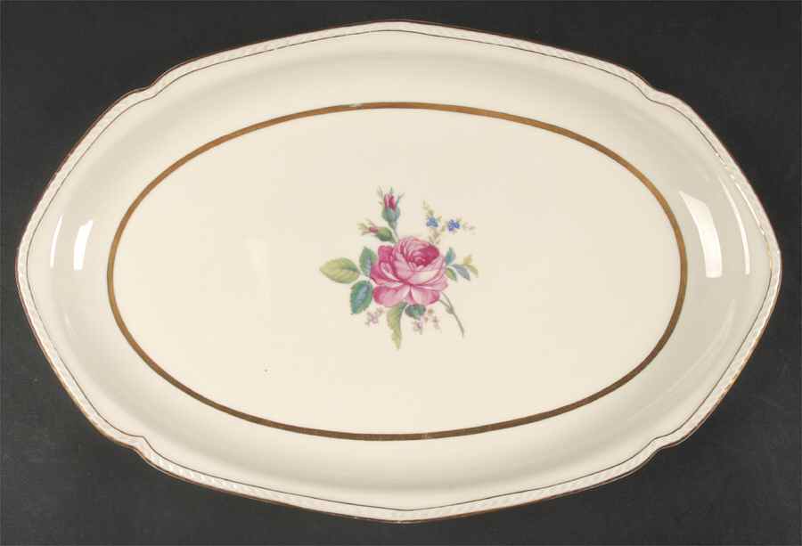 Martha Washington 14" Oval Serving Platter by Royal Tettau-1