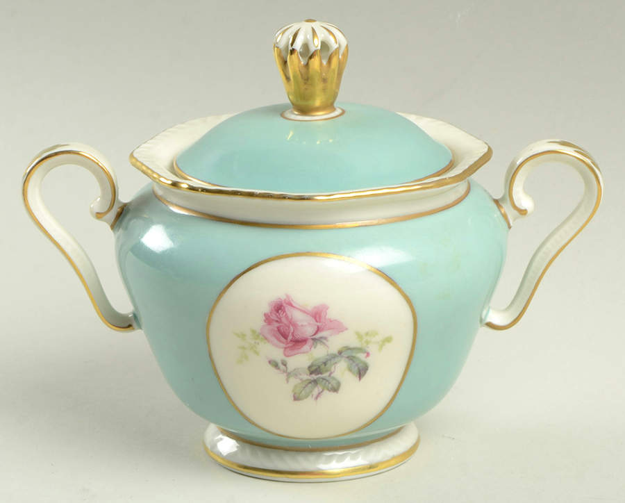 Melrose Mini Sugar Bowl & Lid by Royal Tettau-1
