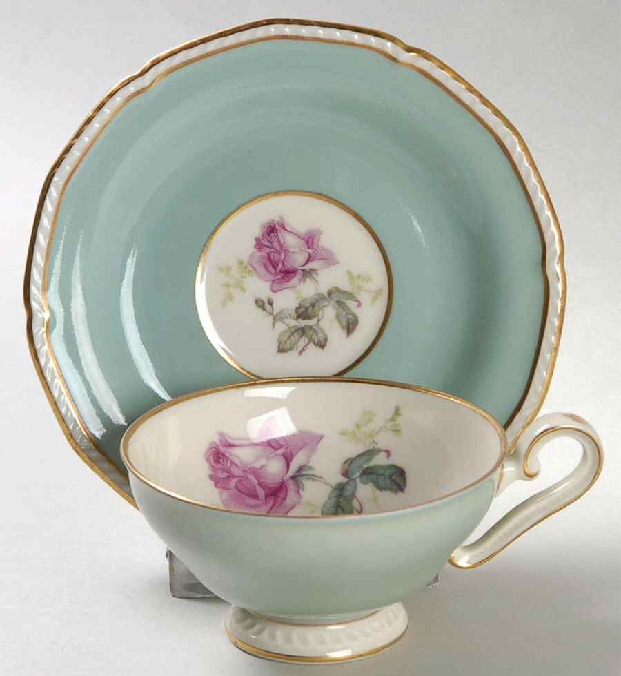 Melrose Footed Demitasse Cup & Saucer Set by Royal Tettau-1
