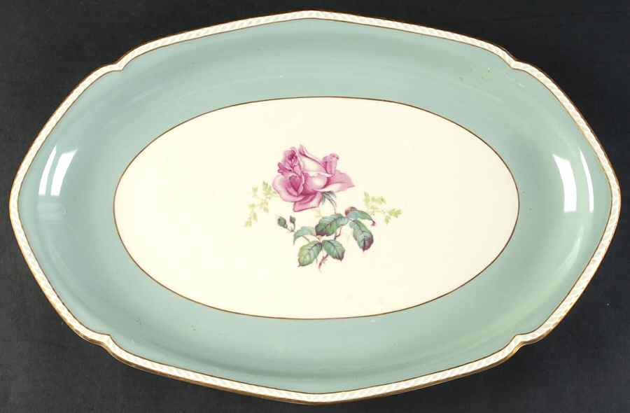 Melrose 14" Oval Serving Platter by Royal Tettau-1
