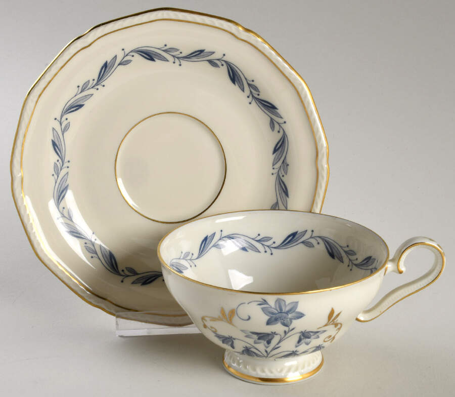 Minuet Footed Cup & Saucer Set by Royal Tettau-1