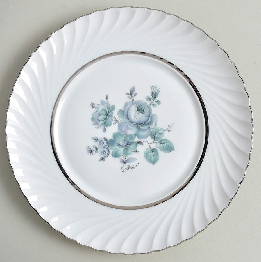 Moonglow Blue Salad Plate by Royal Tettau-1