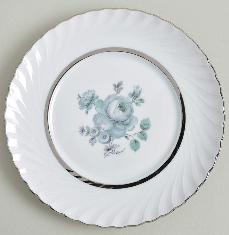 Moonglow Blue Bread & Butter Plate by Royal Tettau-1