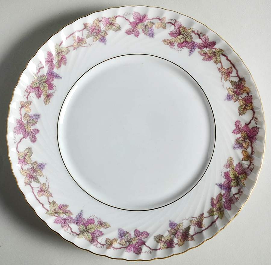 Pink Champagne Salad Plate by Royal Tettau-1