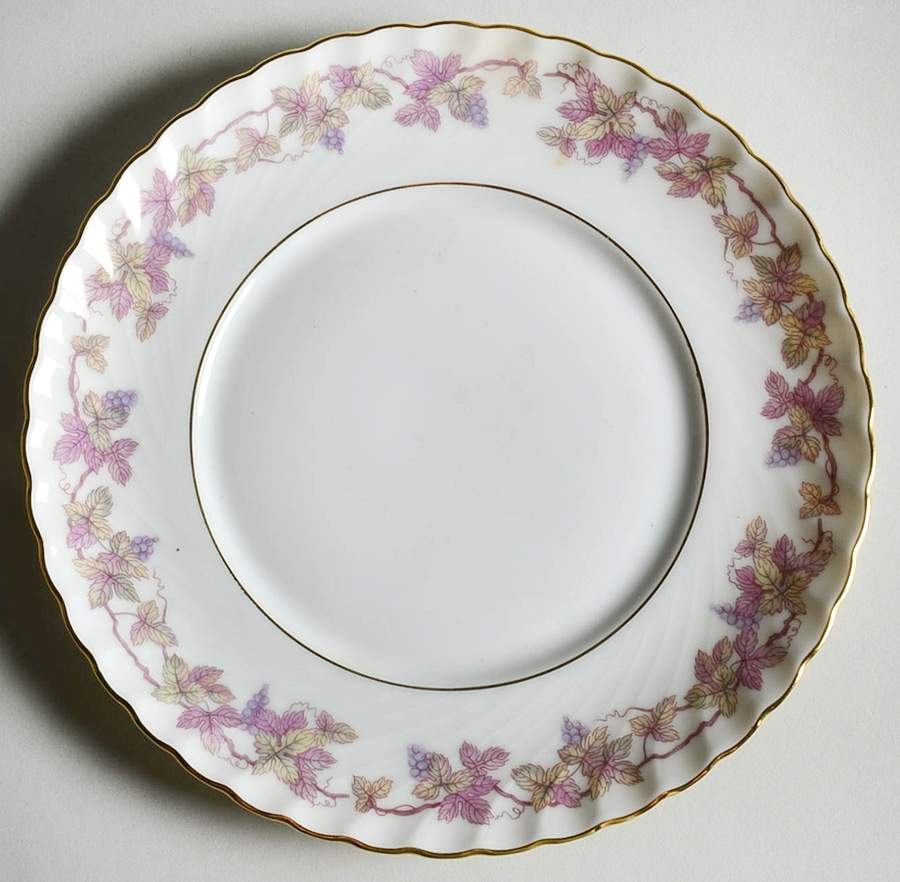 Pink Champagne Bread & Butter Plate by Royal Tettau-1
