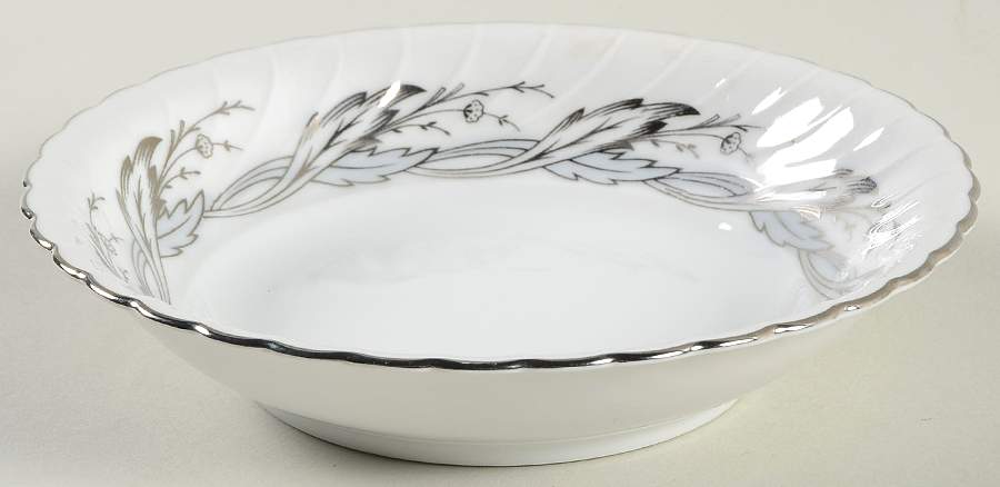 Princess Pearl Grey Fruit/Dessert (Sauce) Bowl by Royal Tettau-1