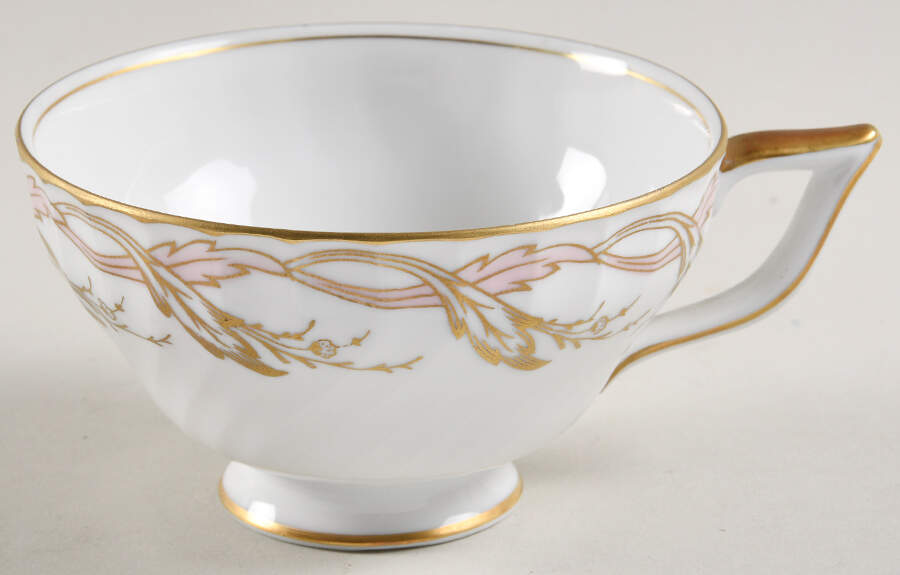Princess Rose and Gold Footed Cup by Royal Tettau-1