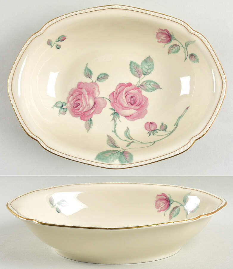 Puritan 10" Oval Vegetable Bowl by Royal Tettau-1