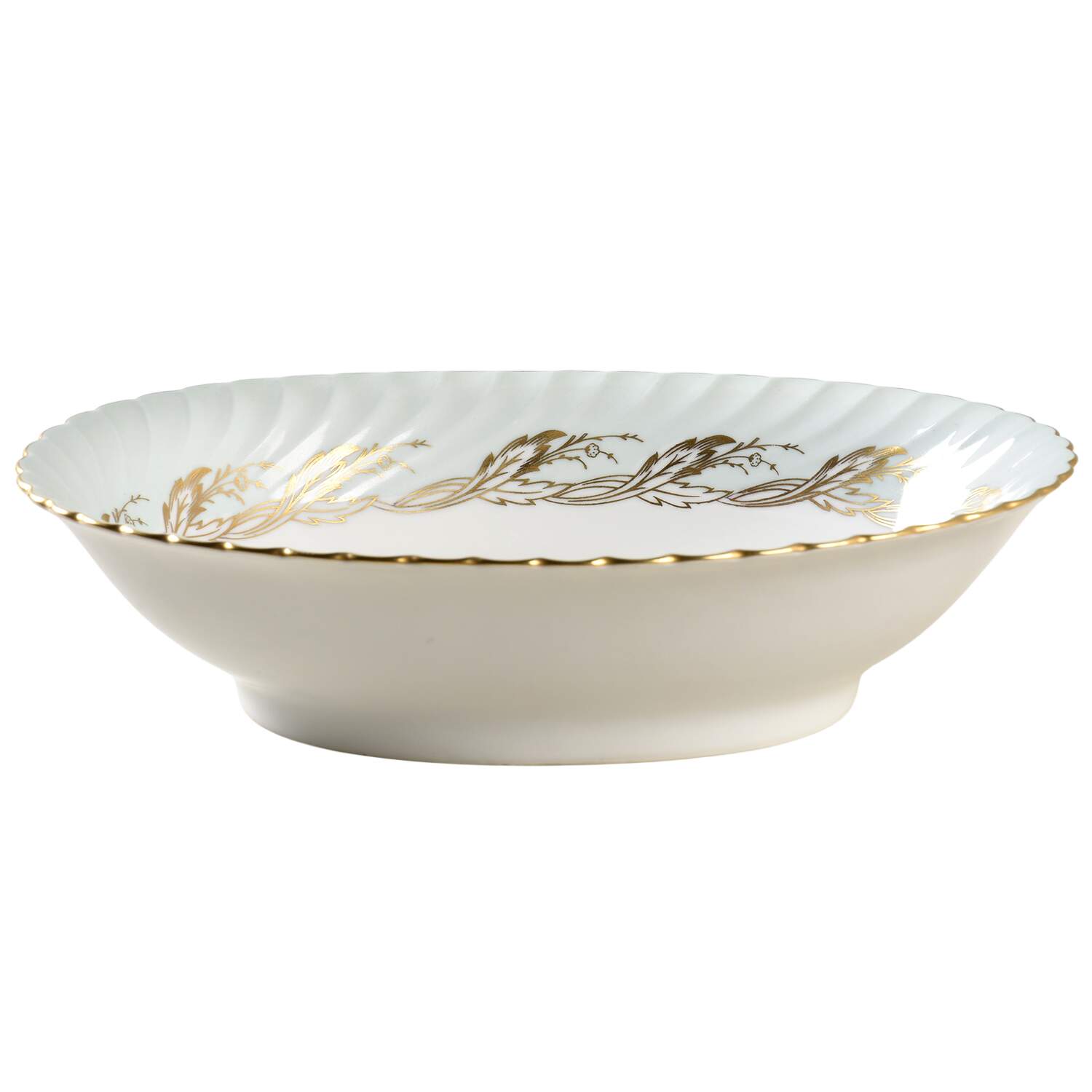 Regal Green 9" Oval Vegetable Bowl by Royal Tettau-1