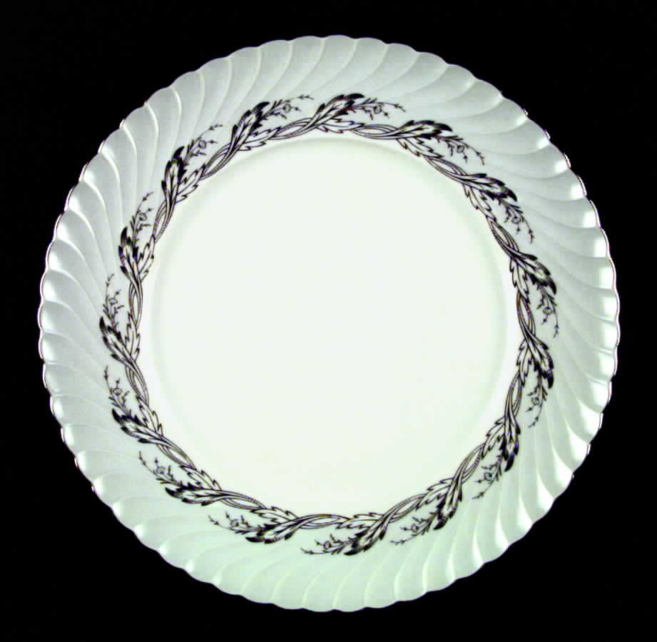 Regal Pearl Grey Dinner Plate by Royal Tettau-1