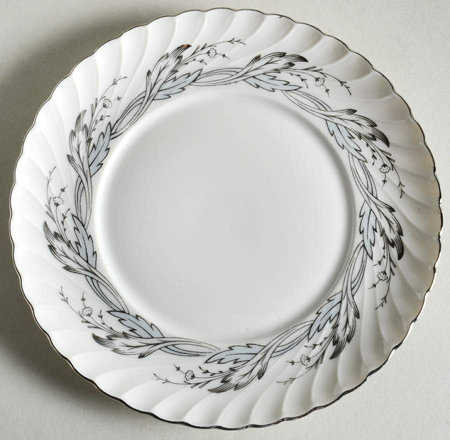 Regal Pearl Grey Bread & Butter Plate by Royal Tettau-1