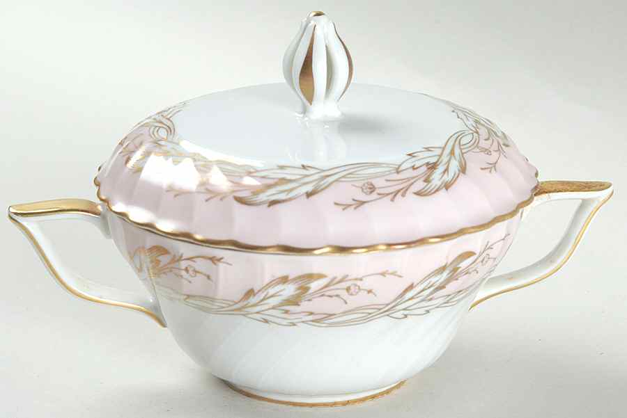 Regal Rose Sugar Bowl & Lid by Royal Tettau-1