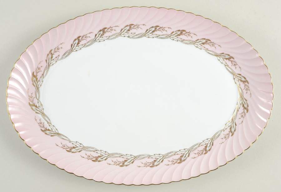 Regal Rose 15" Oval Serving Platter by Royal Tettau-1