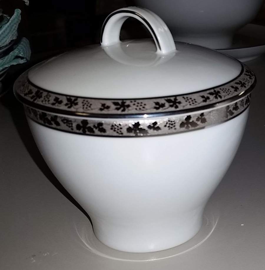 Regina Sugar Bowl & Lid by Royal Tettau-1