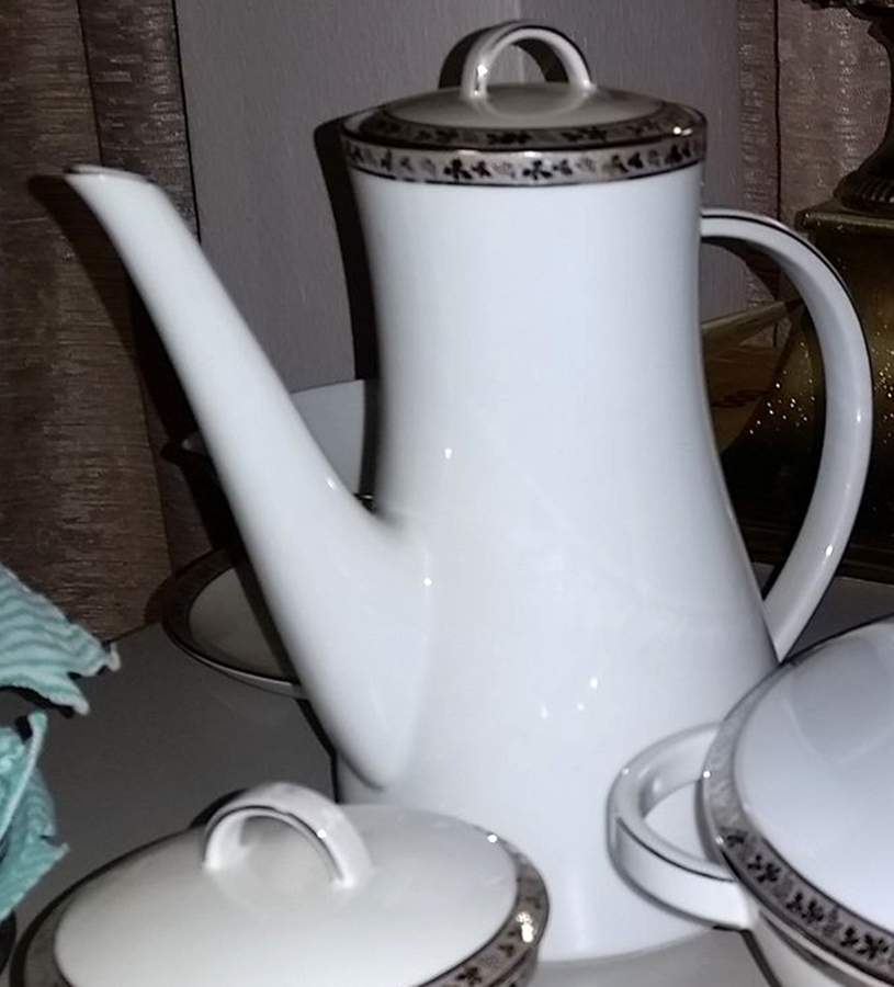 Regina Coffee Pot & Lid by Royal Tettau-1