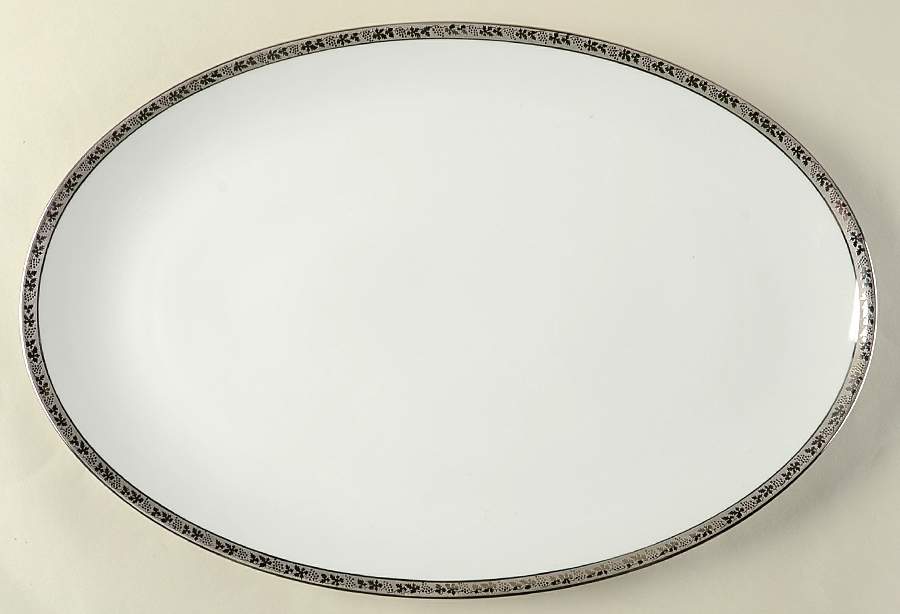 Regina 15" Oval Serving Platter by Royal Tettau-1