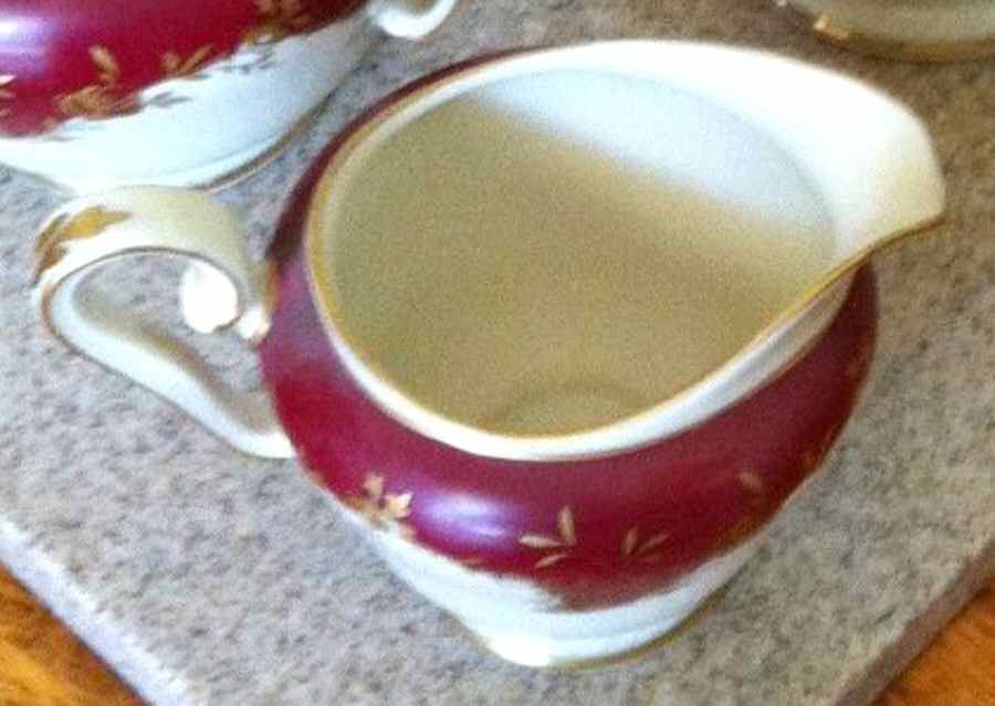 Regency Maroon Creamer by Royal Tettau-1