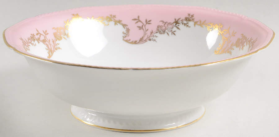 Regency Pink 8" Round Vegetable Bowl by Royal Tettau-1