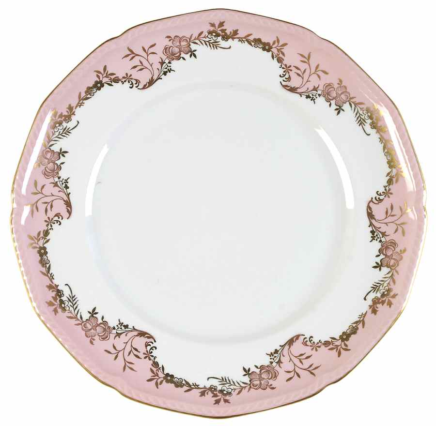 Regency Pink Salad Plate by Royal Tettau-1