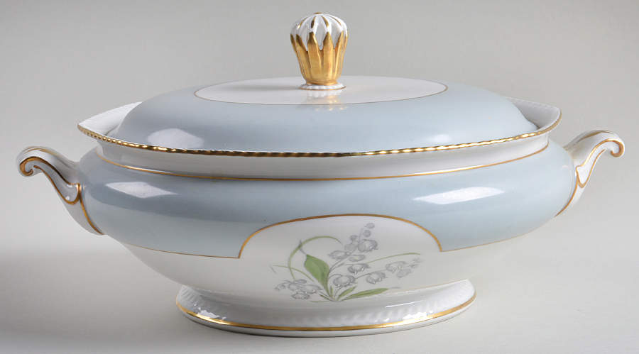 Romance Round Covered Vegetable by Royal Tettau-1