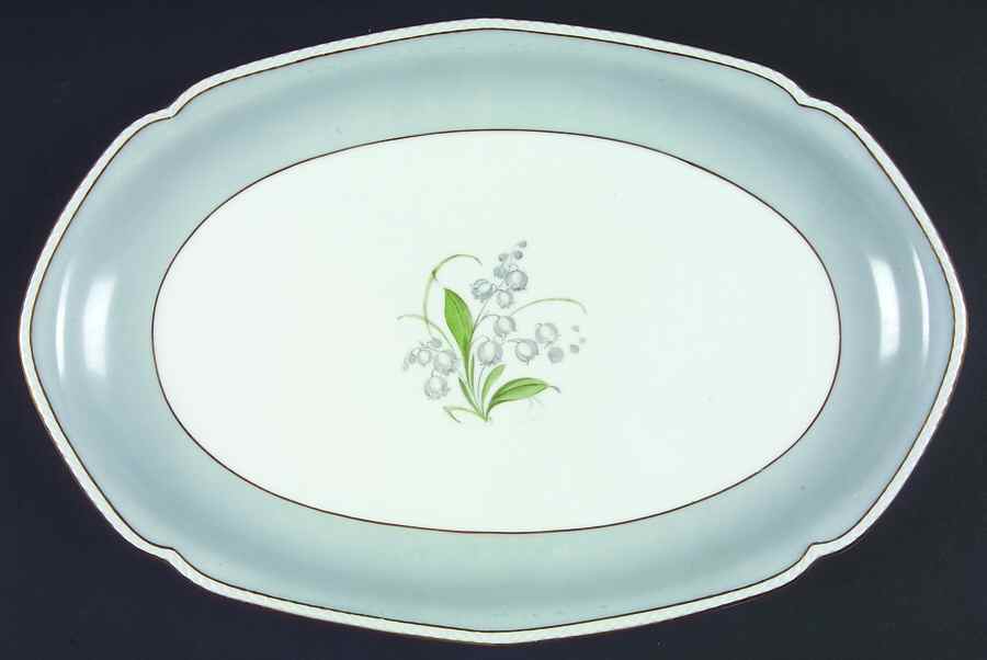 Romance 15" Oval Serving Platter by Royal Tettau-1