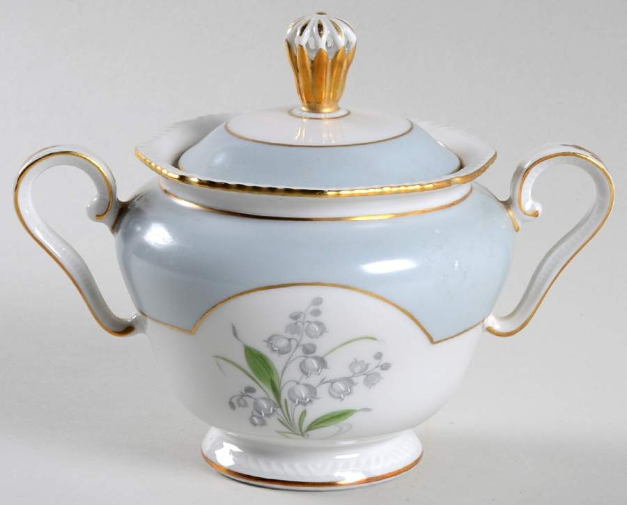 Romance Sugar Bowl & Lid by Royal Tettau-1